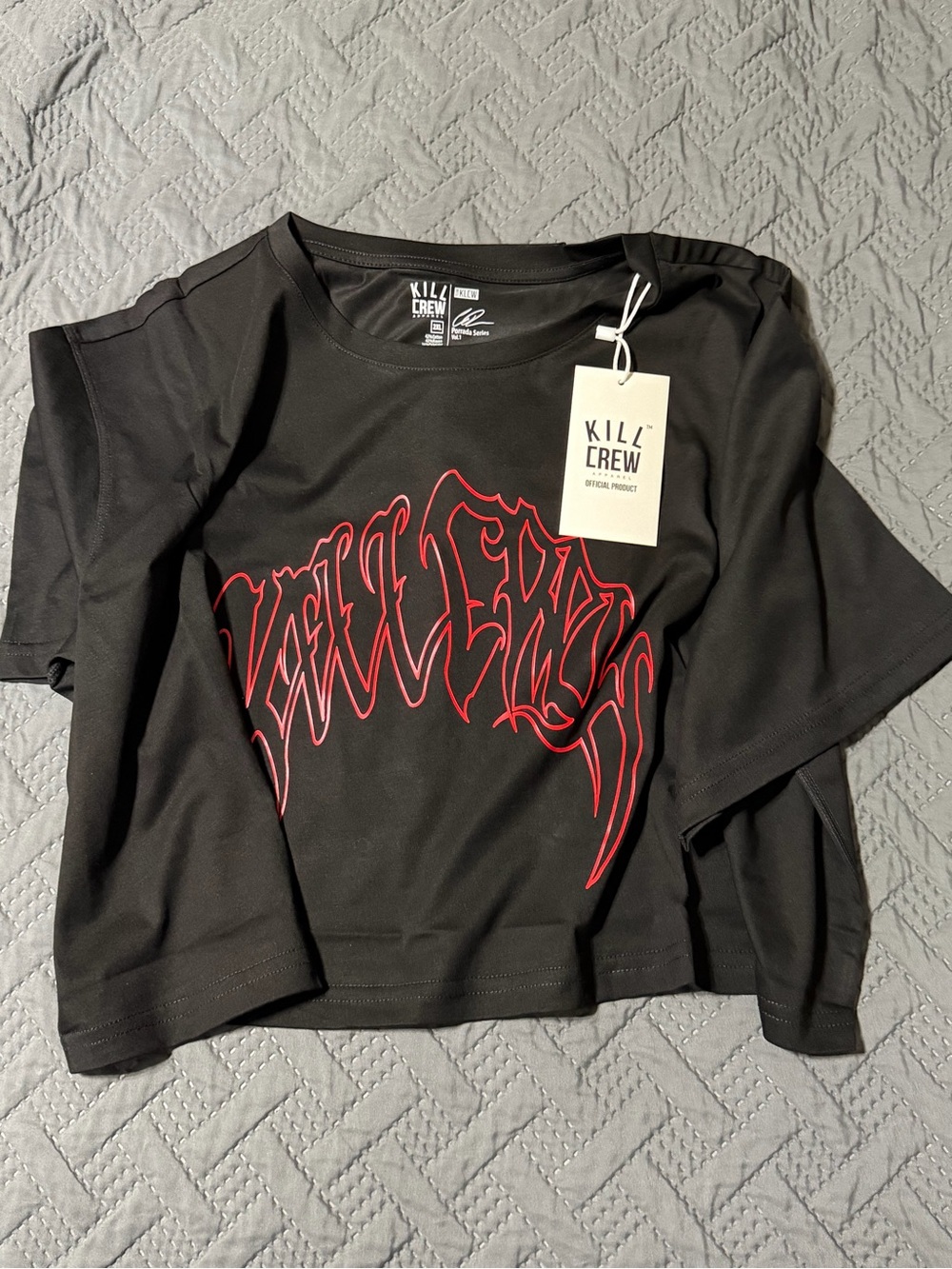 NWT Kill Crew Wolf Crop Top - Picture 2 of 2